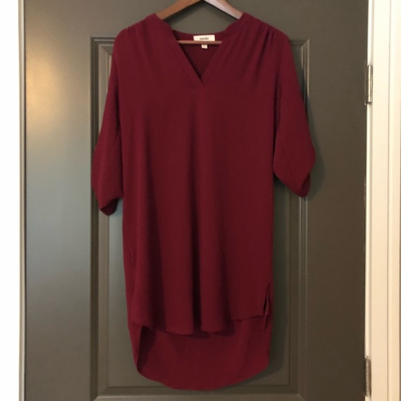 meraki Dresses & Skirts - 🌺 Meraki Women’s Burgundy Dress Size S